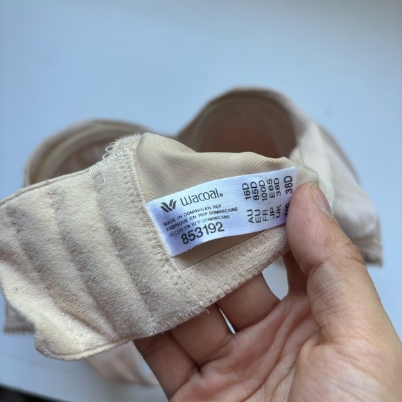 Wacoal Basic Beauty Spacer Underwire T-Shirt Bra Sz 38D - Picture 9 of 10
